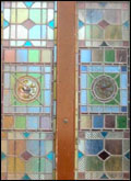 Victorian Geometric stained glass