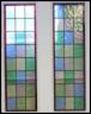 Victorian Geometric stained glass
