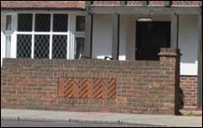 boundary brick wall