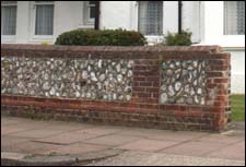 victorian brick wall